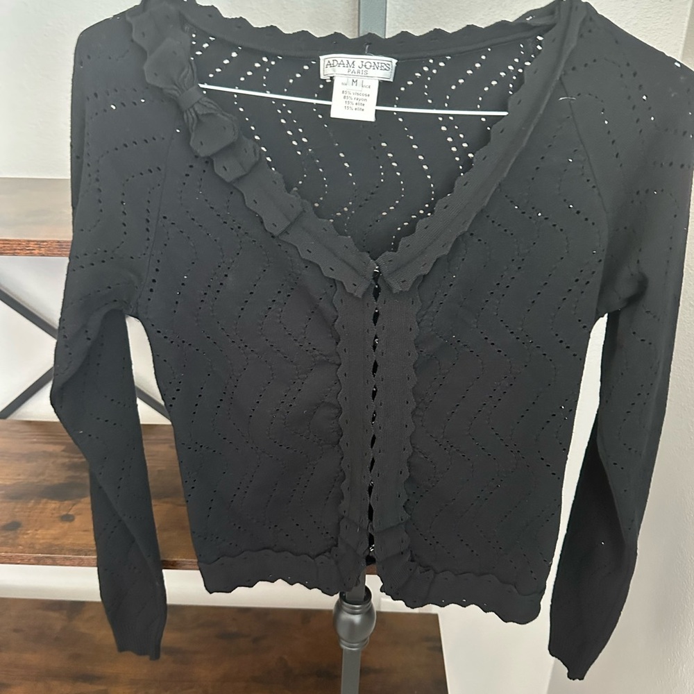 RARE VINTAGE Adam Jones Paris Cardigan SZ M